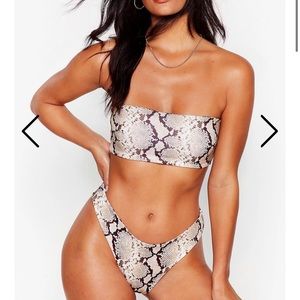 Snake skin bikini